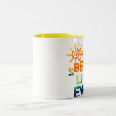 最も最高のな生命 ツートーンマグカップ (中央)