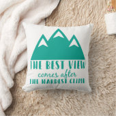 最も最高のな眺めはの後で、堅い上昇来ます クッション (ブランケット)