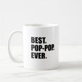 最も最高のな破裂音破裂音の祖父のマグ コーヒーマグカップ (左)