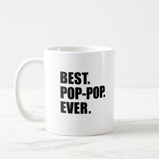 最も最高のな破裂音破裂音の祖父のマグ コーヒーマグカップ (左)
