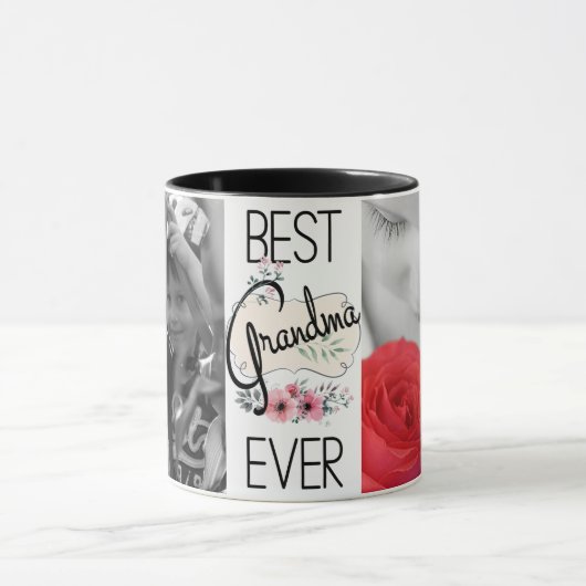 最も最高のな祖母のカスタムな写真 マグカップ (中央)
