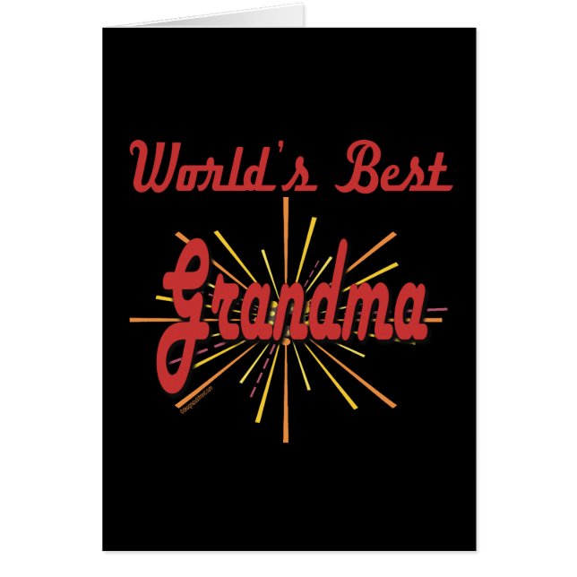 最も最高のな祖母のギフト (正面)