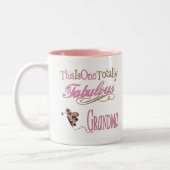 最も最高のな祖母 ツートーンマグカップ (左)