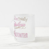 最も最高のな祖母 フロストグラスマグカップ (正面左)