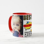 最も最高のな祖父のカスタムな写真 マグカップ (正面左)