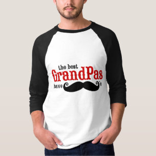 最も最高のな祖父は髭のTシャツを持っています Tシャツ