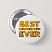 最も最高のな神経外科医 缶バッジ (正面&裏面)