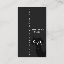 最も最高のな私立探偵の忍者 名刺