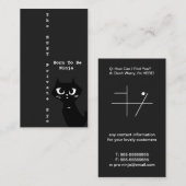 最も最高のな私立探偵の忍者 名刺 (正面/裏面)