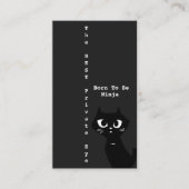 最も最高のな私立探偵の忍者 名刺 (正面)