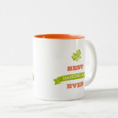 最も最高のな美容院の美容師のマグ ツートーンマグカップ (正面右)