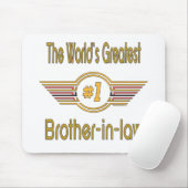 最も最高のな義理の兄弟のギフト マウスパッド (マウス)
