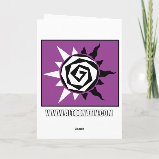 最も最高のな芽の挨拶状 サンキューカード (裏面)