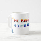 最も最高のな農家のマグ コーヒーマグカップ (正面左)