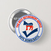 最も最高のな退職のアドバイス 缶バッジ (正面&裏面)