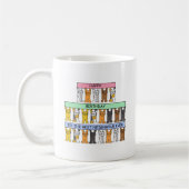 最も最高のな隣人へのハッピーバースデー コーヒーマグカップ (左)