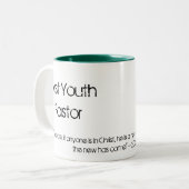 最も最高のな青年牧師 ツートーンマグカップ (正面左)