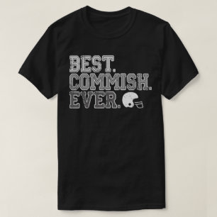 最も最高のなCommish: ファンタジーのフットボールのTシャツ Tシャツ