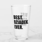 最も最高のなDziadek タンブラーグラス (裏面)