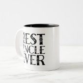 最も最高のなEver-叔父さんの誕生日プレゼント-父の日のマグ ツートーンマグカップ (正面左)