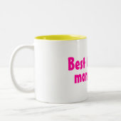最も最高のなFreakinのお母さんのピンク ツートーンマグカップ (左)