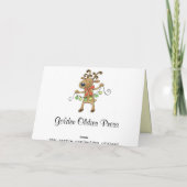 最も最高のなFruitcakeのおもしろいなクリスマスカード シーズンカード (裏面)