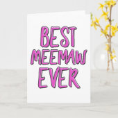 最も最高のなmeemaw カード (黄色い花)