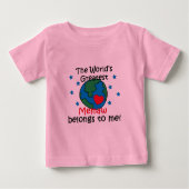 最も最高のなMemawは私に属します ベビーTシャツ (正面)