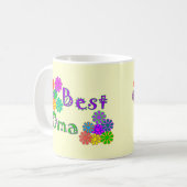 最も最高のなOmaの母の日のギフト コーヒーマグカップ (正面左)