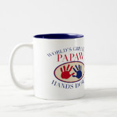 最も最高のなPapaw手 ツートーンマグカップ (左)