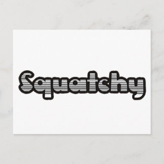 最も最高のなsquatchyここに ポストカード