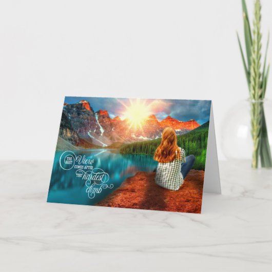 最も最高の登後来の大学院の見解 カード (正面)