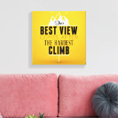 最も最高の難い登る後の景色 キャンバスプリント (インサイチュ (リビング))