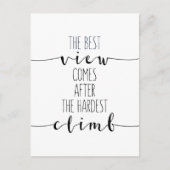最も最高の難い登る後の景色 ポストカード (正面)