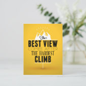 最も最高の難い登る後の景色 ポストカード (スタンド正面)