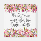 最も最高の難い登る後の景色 マグネット (正面)