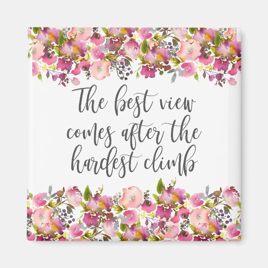 最も最高の難い登る後の景色 マグネット (正面)