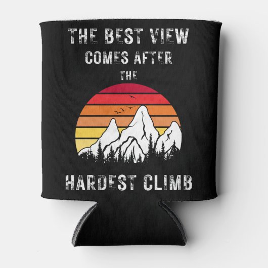 最も最高の難い登る後の景色 缶クーラー (正面)