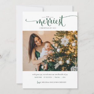 最も楽しいクリスマスのすべてのホリデー写真カード シーズンカード