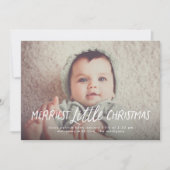 最も楽しいクリスマスのフラットホリデーカード シーズンカード (正面)