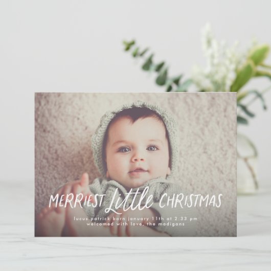 最も楽しいクリスマスのフラットホリデーカード シーズンカード (スタンド正面)