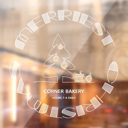 最も楽しいクリスマス ウィンドウサイン (シート2)