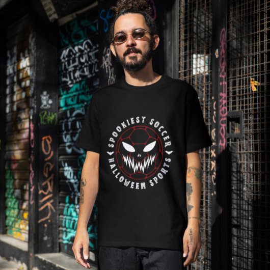 最も楽しいサッカーのハロウィンスポーツ Tシャツ