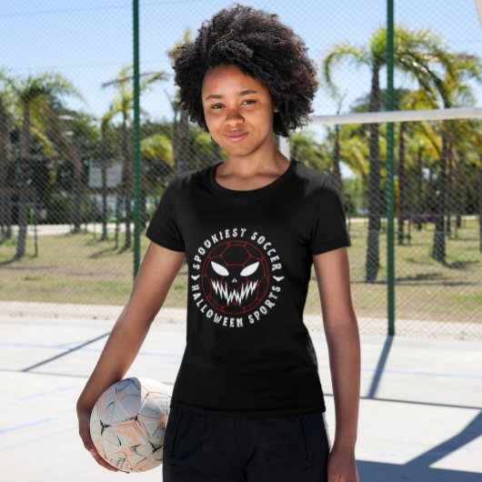 最も楽しいサッカーのハロウィンスポーツ Tシャツ