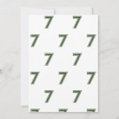 最も楽しいスポーツキッズの誕生日パーティー 招待状 (裏面)