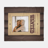 最も欲しいポスター写真 フリースブランケット (正面(横))