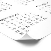 最も残忍なマコ2024。カレンダー ポスター (コーナー)