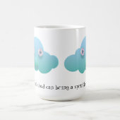 最も流暢な雲が魔法を散らす コーヒーマグカップ (中央)