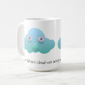 最も流暢な雲が魔法を散らす コーヒーマグカップ (正面左)