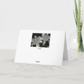 最も深い悔やみや弔慰で カード (裏面)